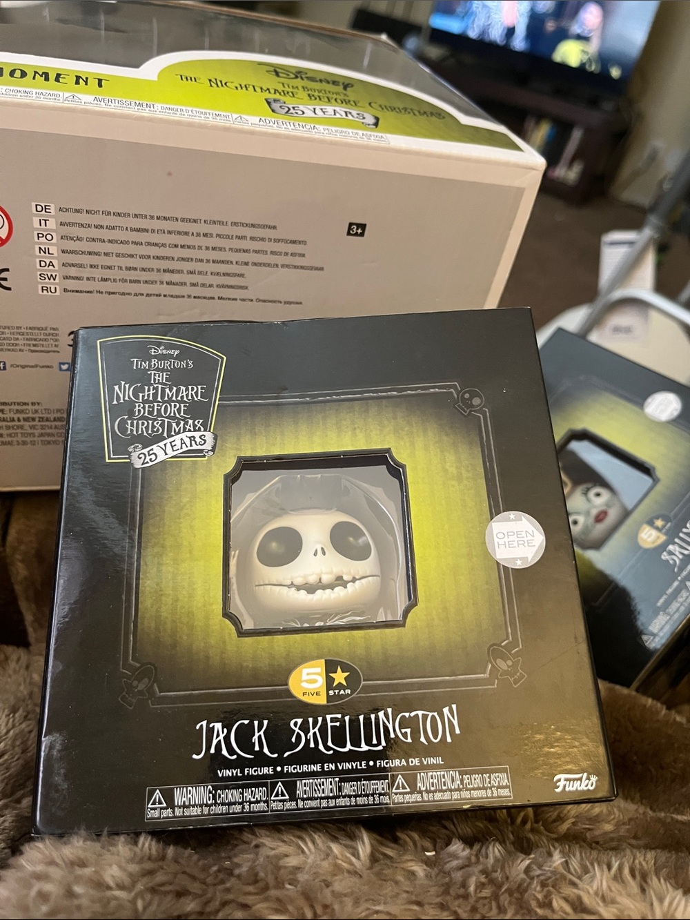 Funko Jack Skellington Vinyl Figure - Black, White, Green